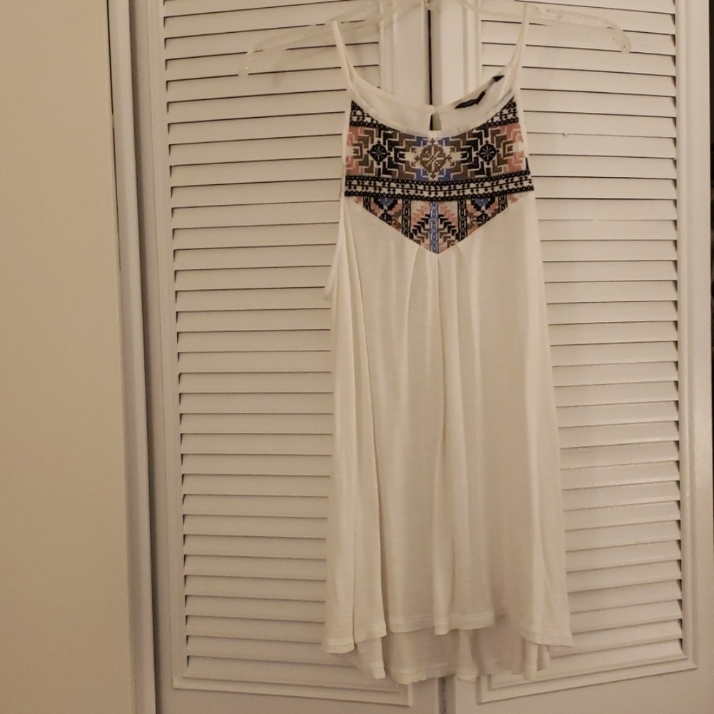 White American Eagle Tank Top